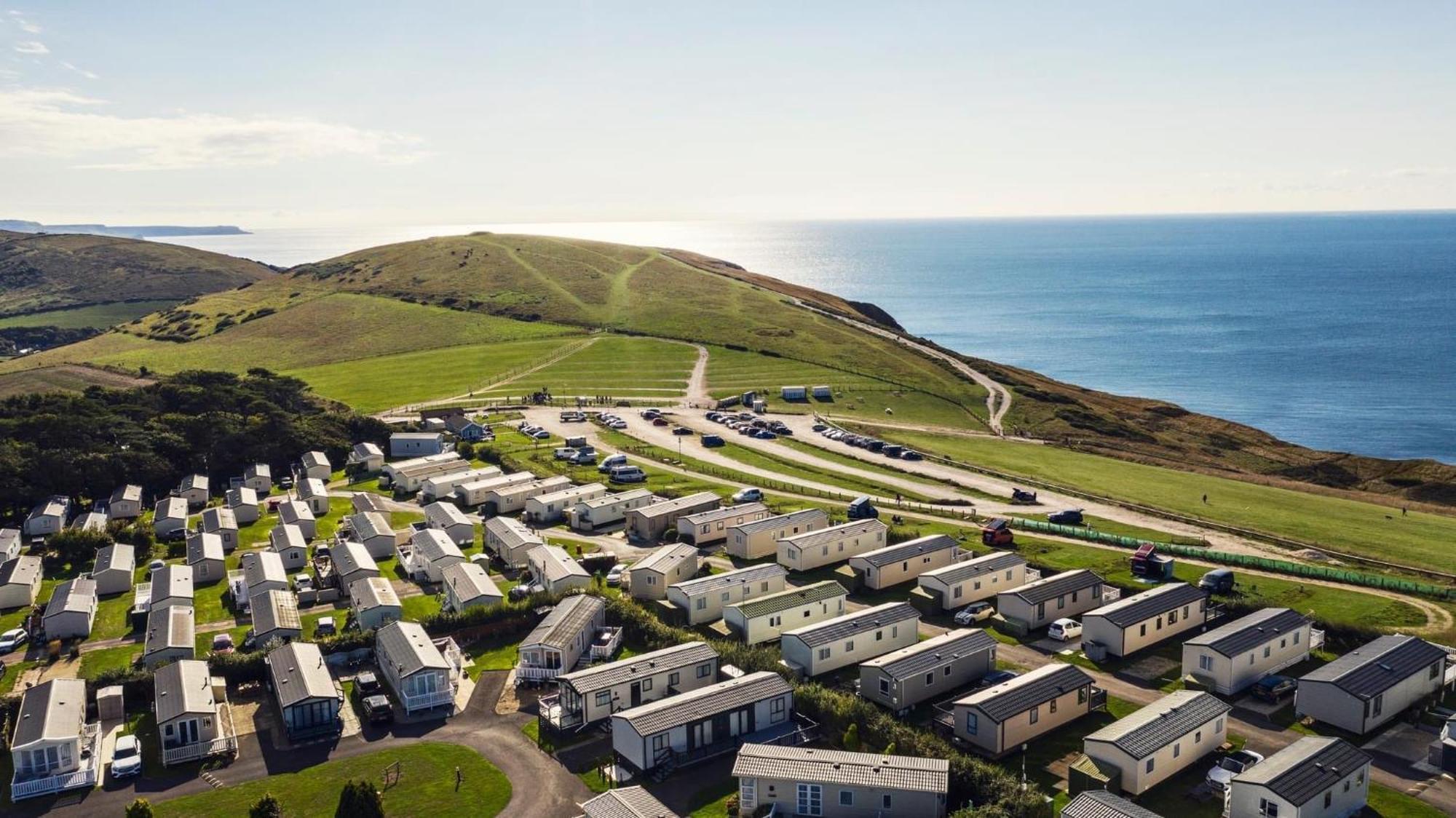 Emma'S Sea View 2-Bedroom Caravan At Durdle Door Near Wareham Dorset West Lulworth Ngoại thất bức ảnh
