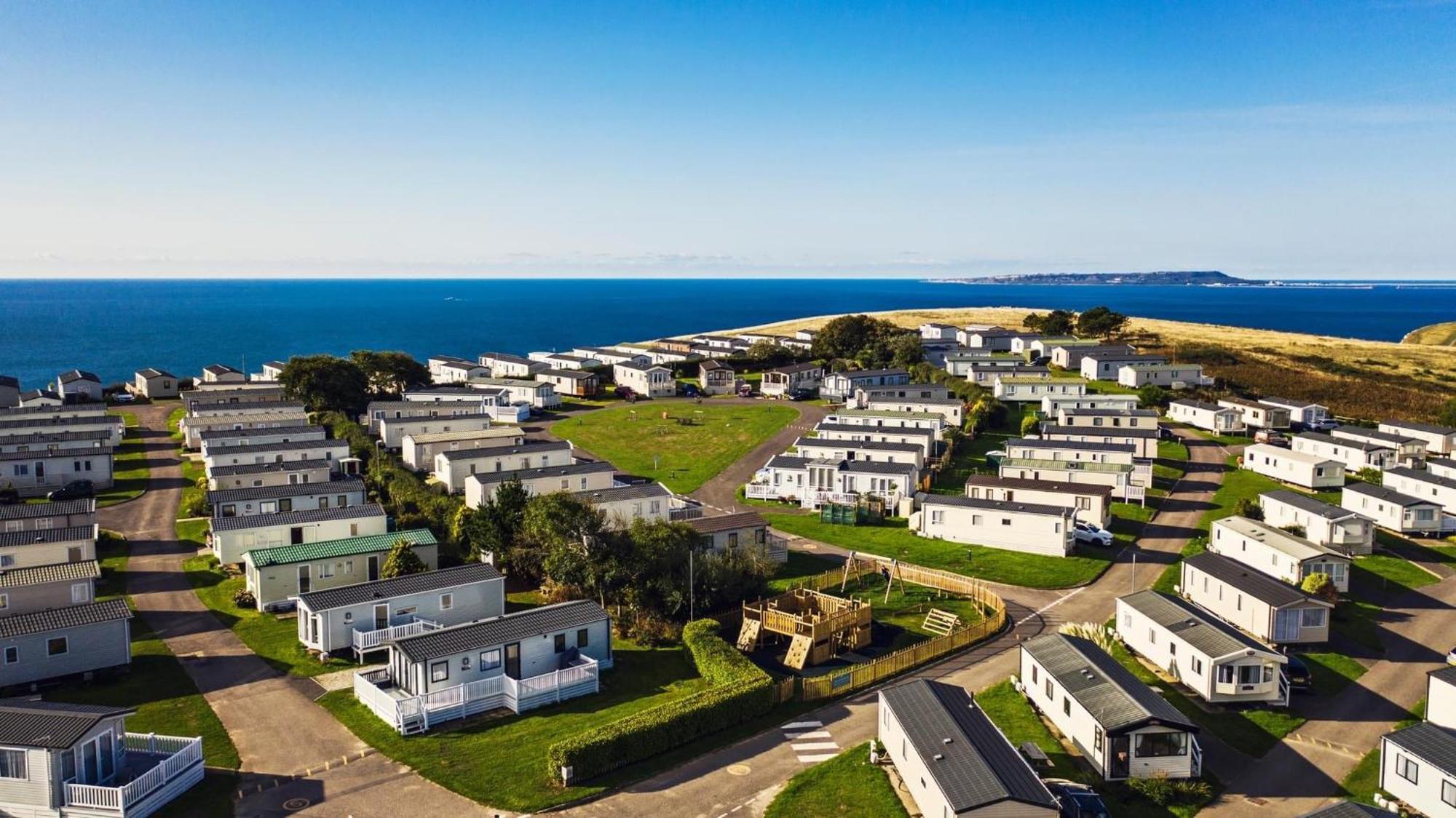 Emma'S Sea View 2-Bedroom Caravan At Durdle Door Near Wareham Dorset West Lulworth Ngoại thất bức ảnh